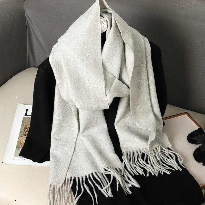 Soft Solid Winter Scarf