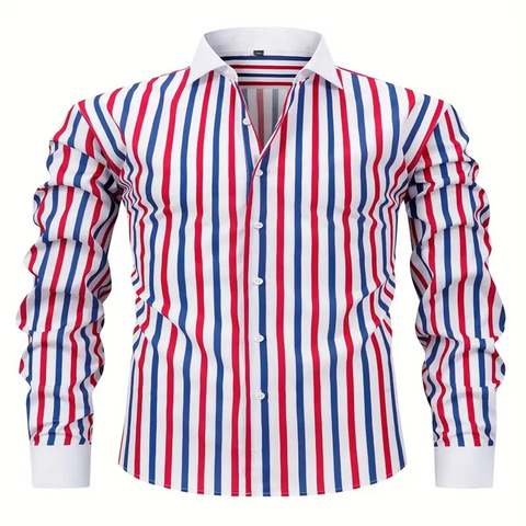 Stripes Business Casual Shirt