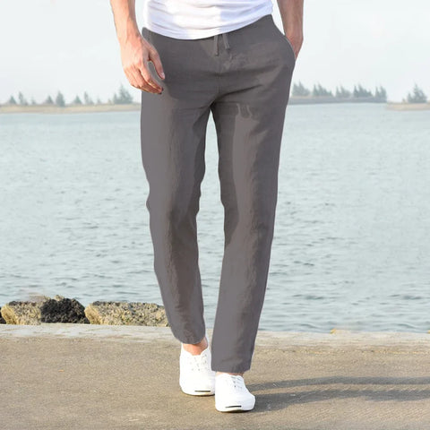 Cotton Linen Casual Pants