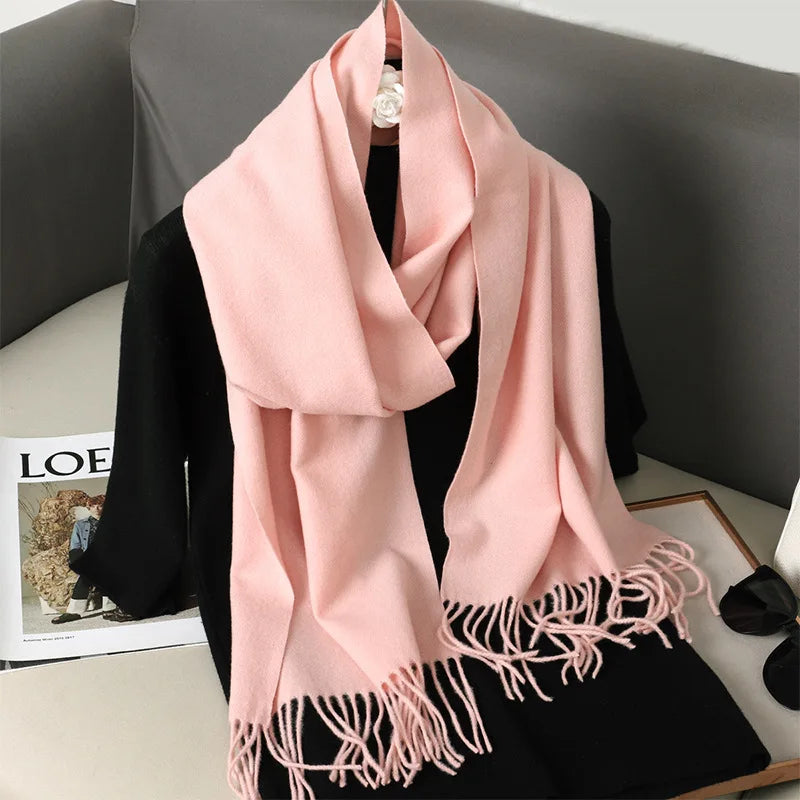 Soft Solid Winter Scarf