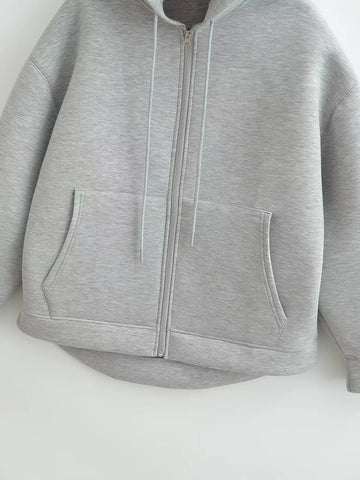 Oversized Zip Hoodie