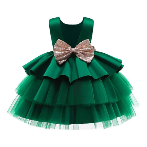 Bowknot Sequined Dresses