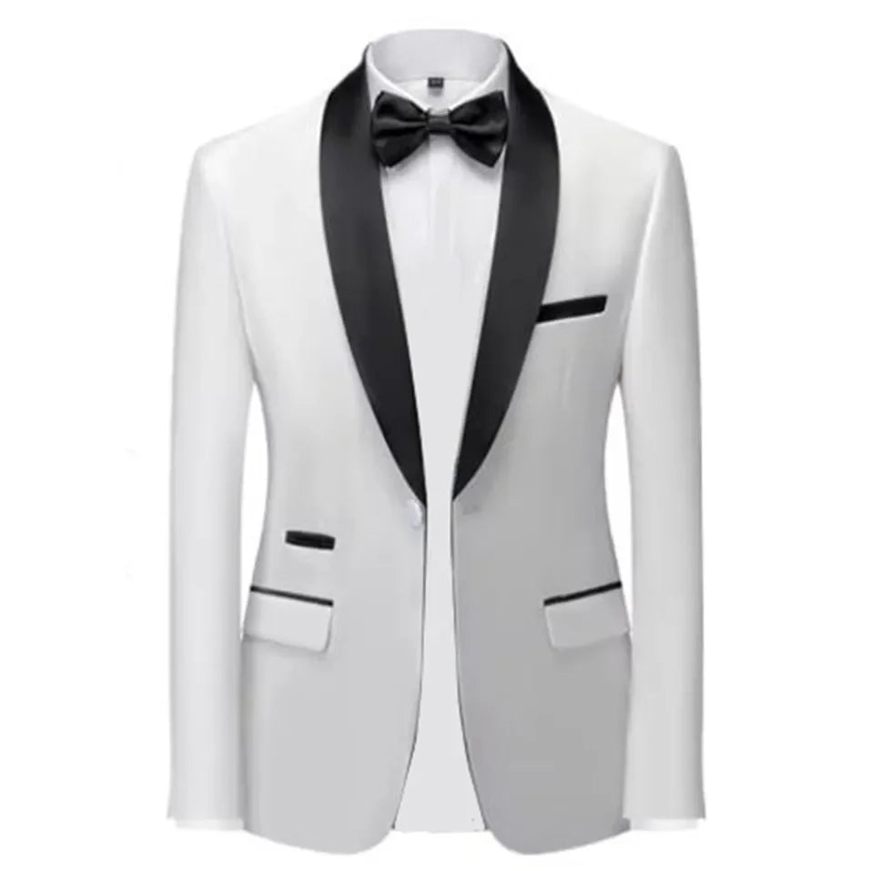 Velvet Shawl-Collar Blazer