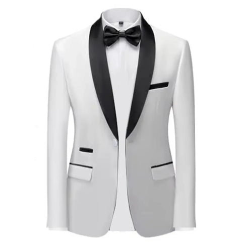 Velvet Shawl-Collar Blazer