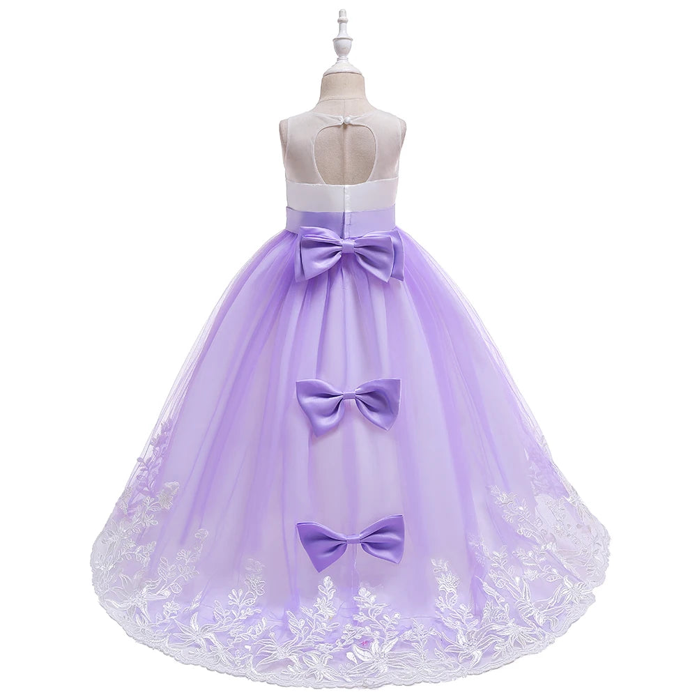White Lace First Communion Dress