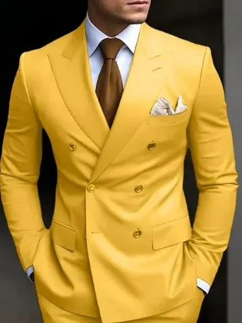 High Quality Double Breasted  Men's Suits