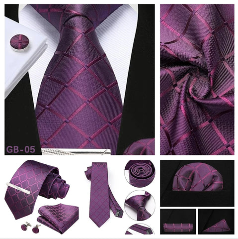Tie, Clip & Pocket Square Set