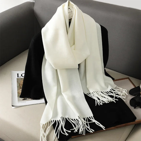 Soft Solid Winter Scarf