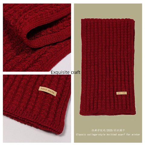 Chunky Rib-Knit Scarf