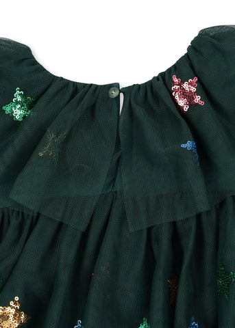 Girls' Velvet Holiday Party Dress