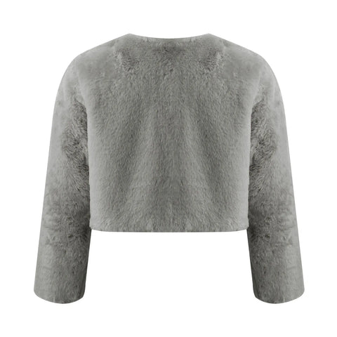 Girls' Faux-Fur Bolero Shrug
