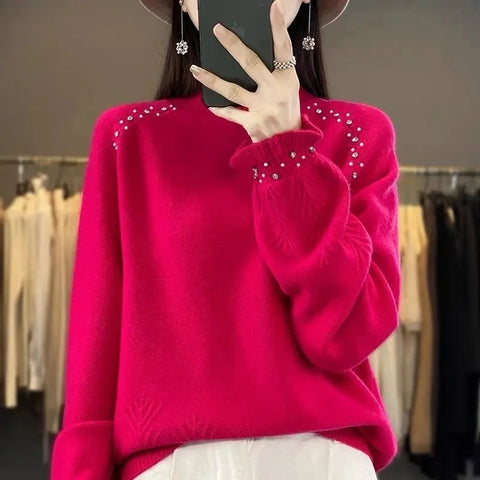 Ribbed Turtleneck Sweater