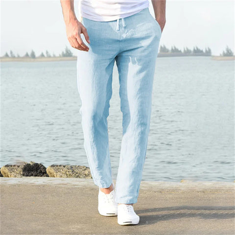 Cotton Linen Casual Pants