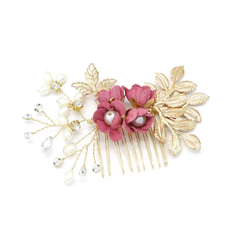 New pearl Crystal Rhinestone Hair Combs