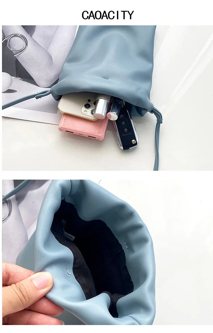 Mini Bucket Crossbody Bag