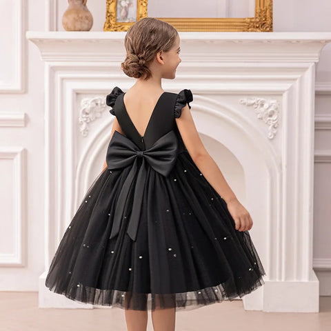Tulle Party Dress with Big Back Bow