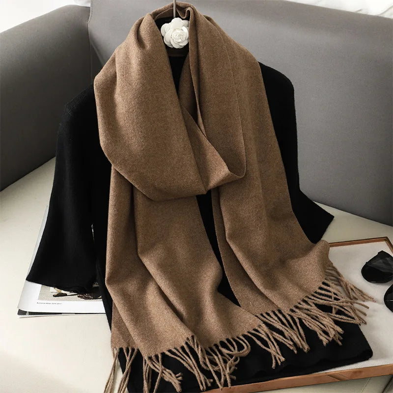 Soft Solid Winter Scarf