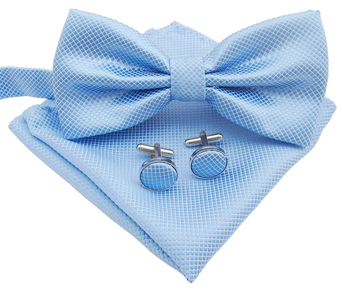 Bow Tie, Pocket Square & Cufflink Set