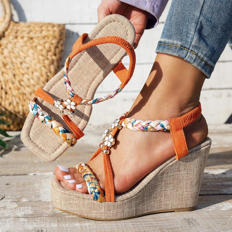 New Fashion Square Head Waterproof Platform Heel