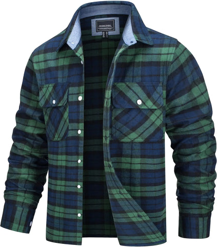 Plaid Flannel Overshirt