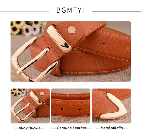 Classic Gold-Buckle Belt