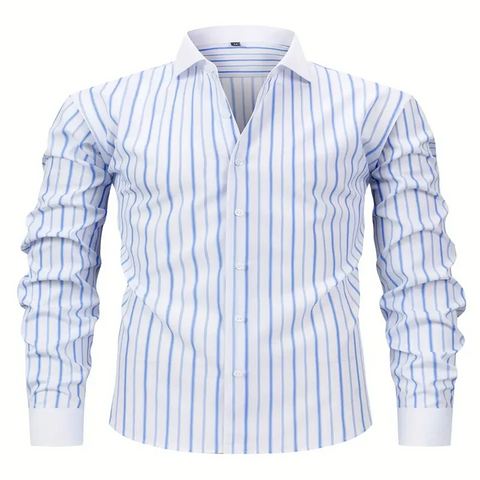 Stripes Business Casual Shirt