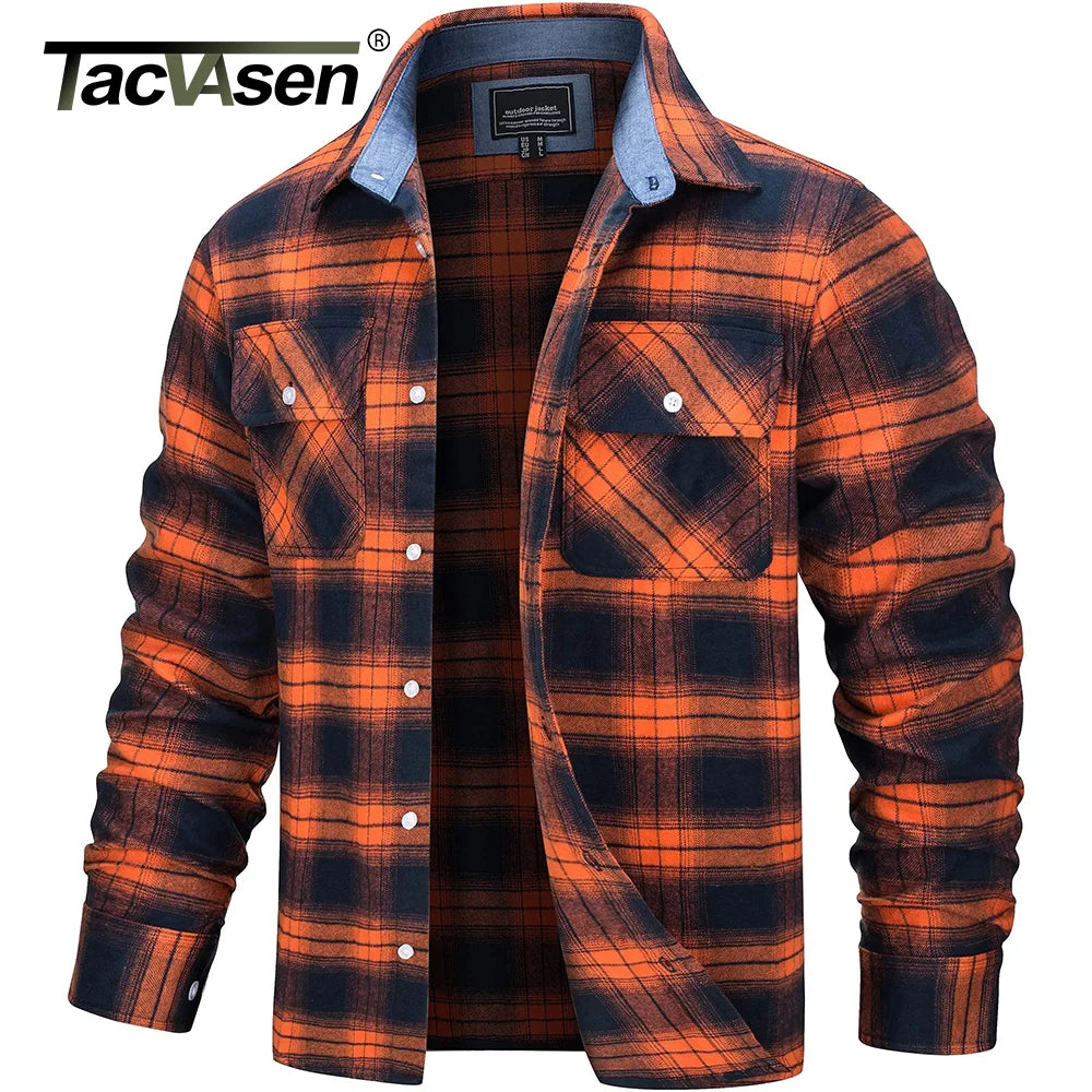 Plaid Flannel Overshirt