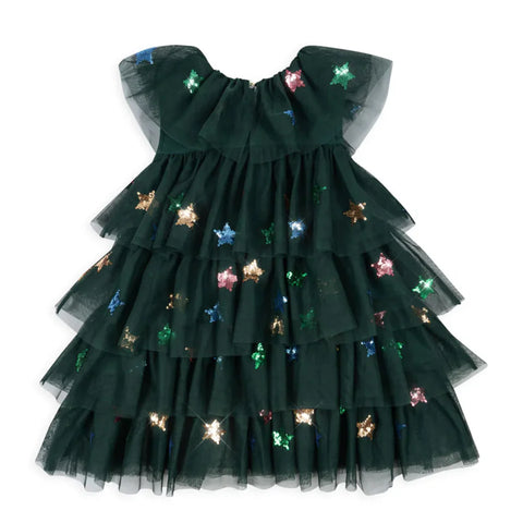 Girls' Velvet Holiday Party Dress