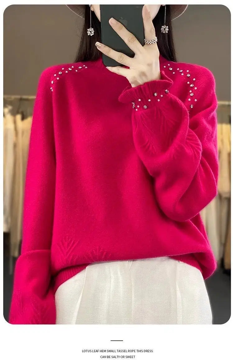 Ribbed Turtleneck Sweater