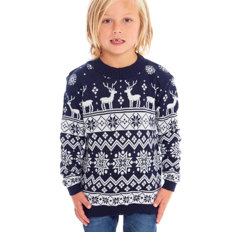Family Matching Snowflake Christmas Sweater