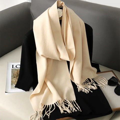 Soft Solid Winter Scarf