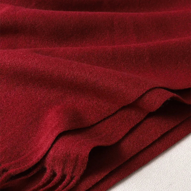 Soft Solid Winter Scarf