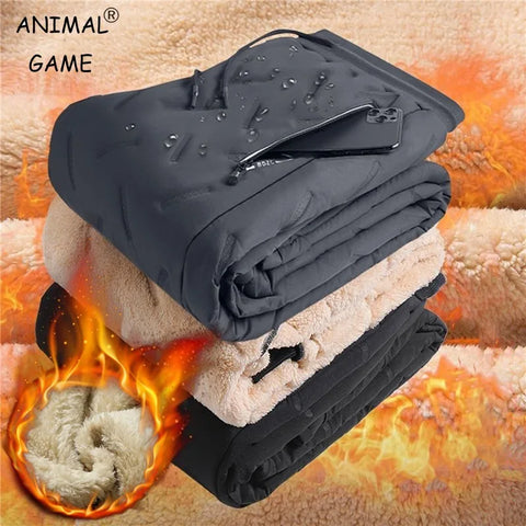 Sherpa-Lined Sweatpants
