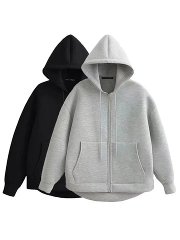 Oversized Zip Hoodie