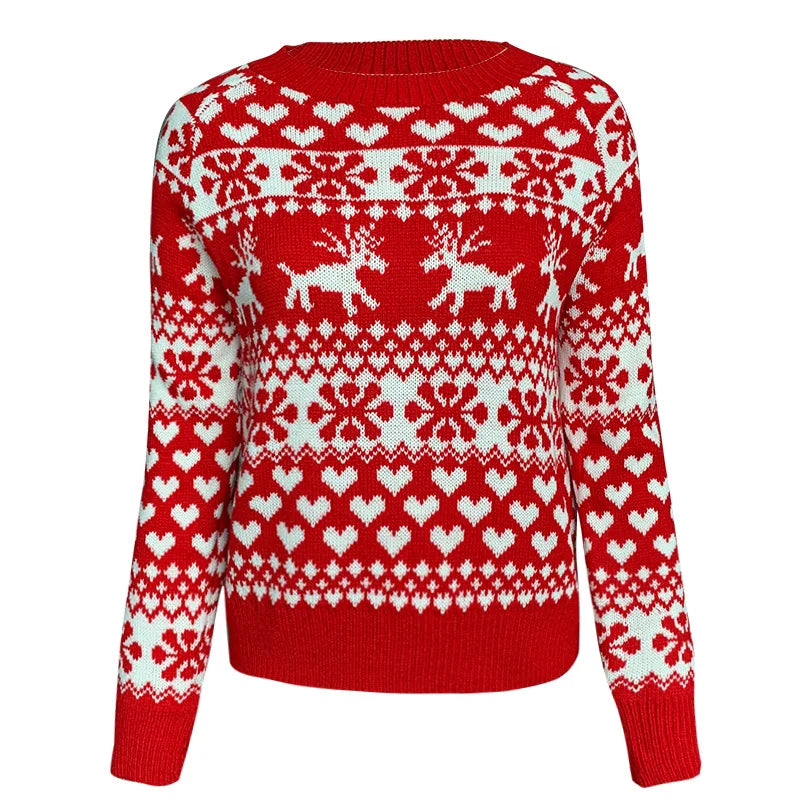 Women's Snowflake Christmas Sweater