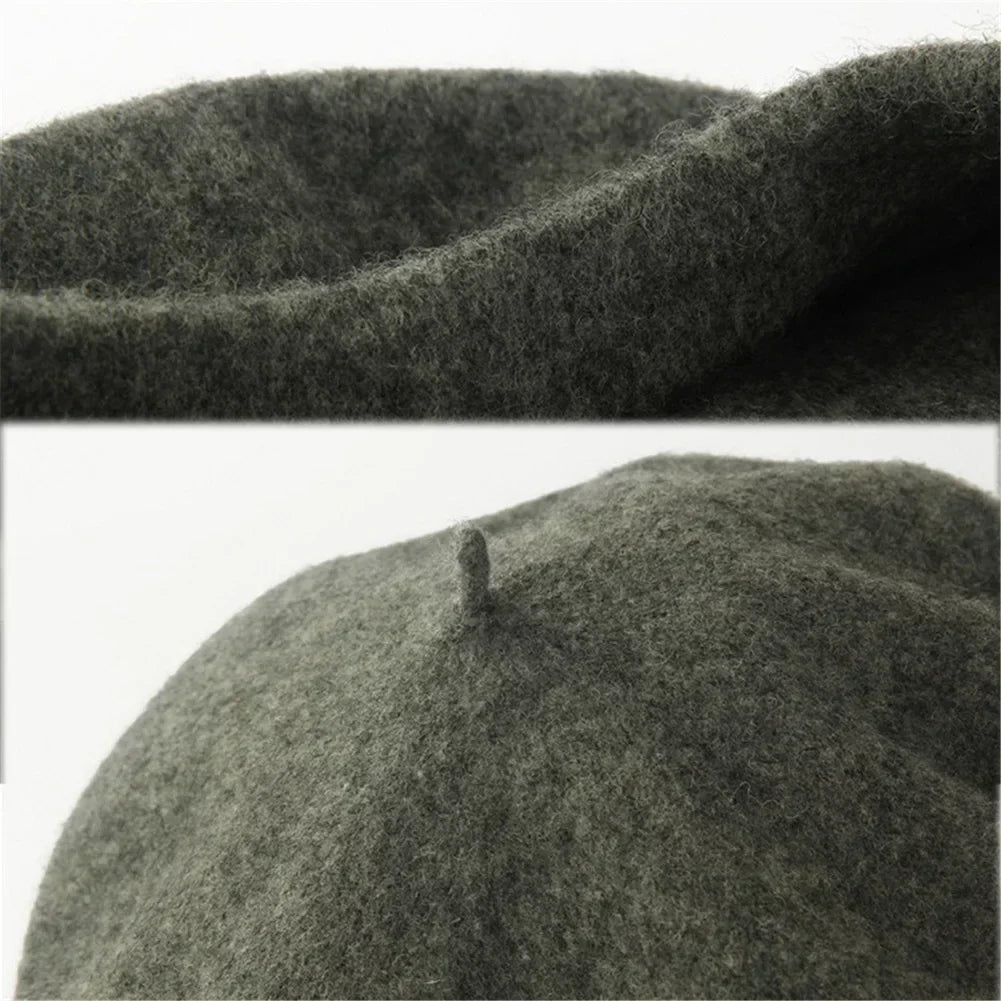Wool-Blend French Beret