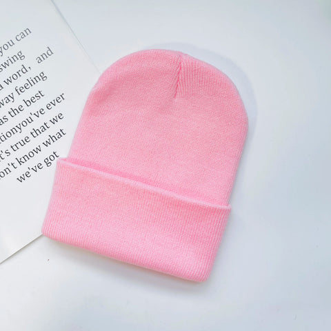 Rib-Knit Cuffed Beanie