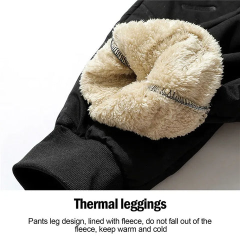 Sherpa-Lined Sweatpants