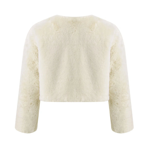 Girls' Faux-Fur Bolero Shrug