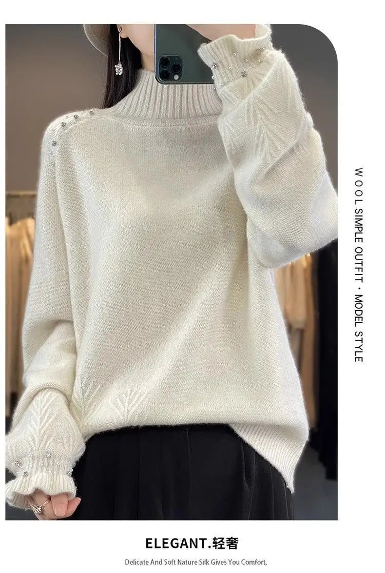 Ribbed Turtleneck Sweater