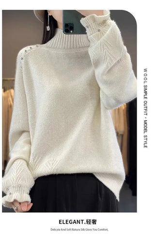 Ribbed Turtleneck Sweater