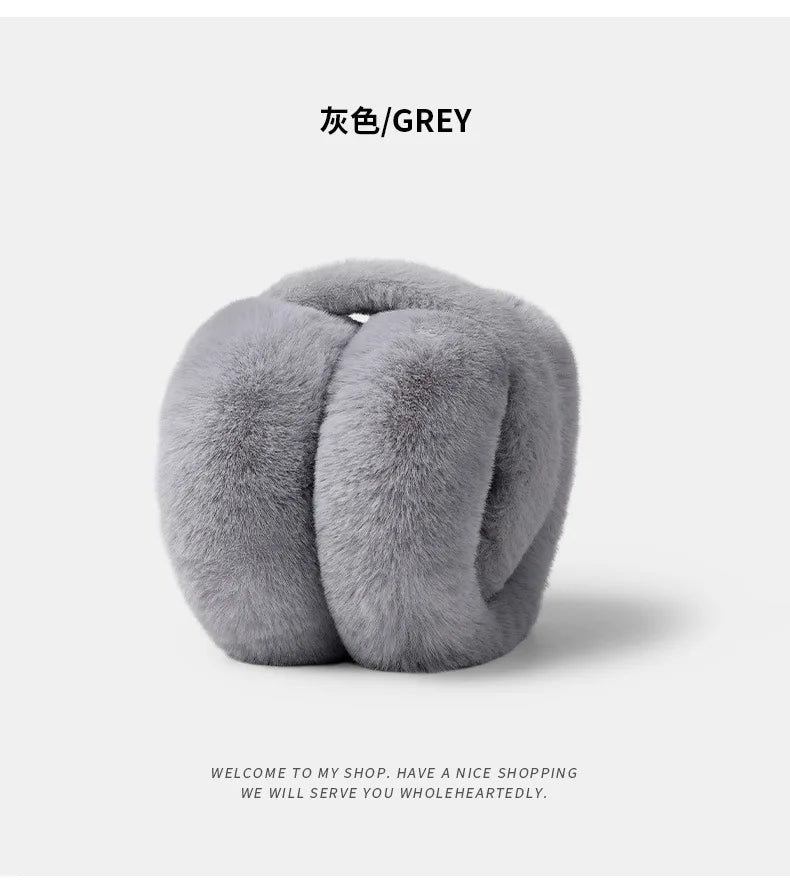Foldable Faux Fur Earmuffs