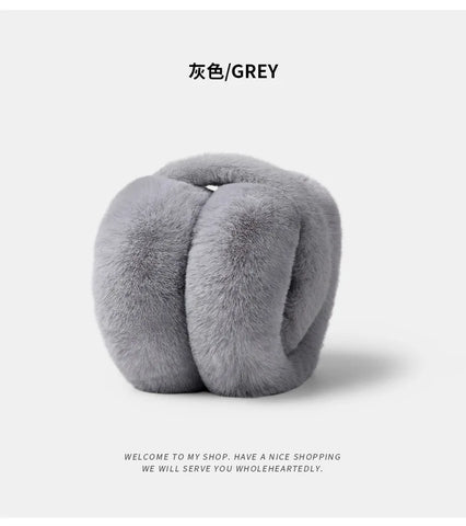 Foldable Faux Fur Earmuffs