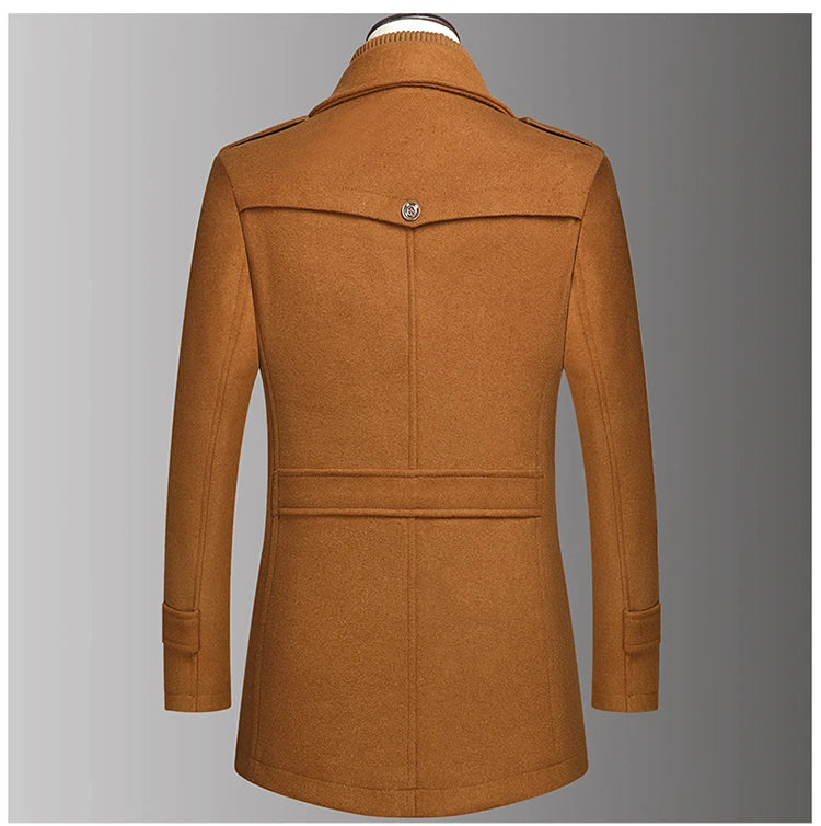 Double-Collar Overcoat