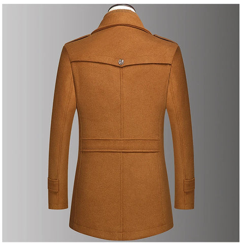 Double-Collar Overcoat