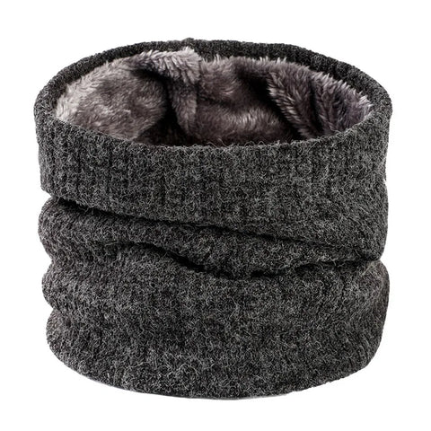 Fleece-Lined Knit Neck Warmer