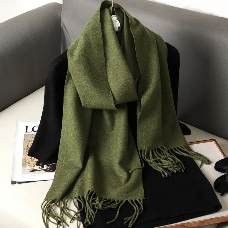 Soft Solid Winter Scarf