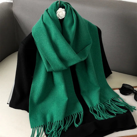 Soft Solid Winter Scarf