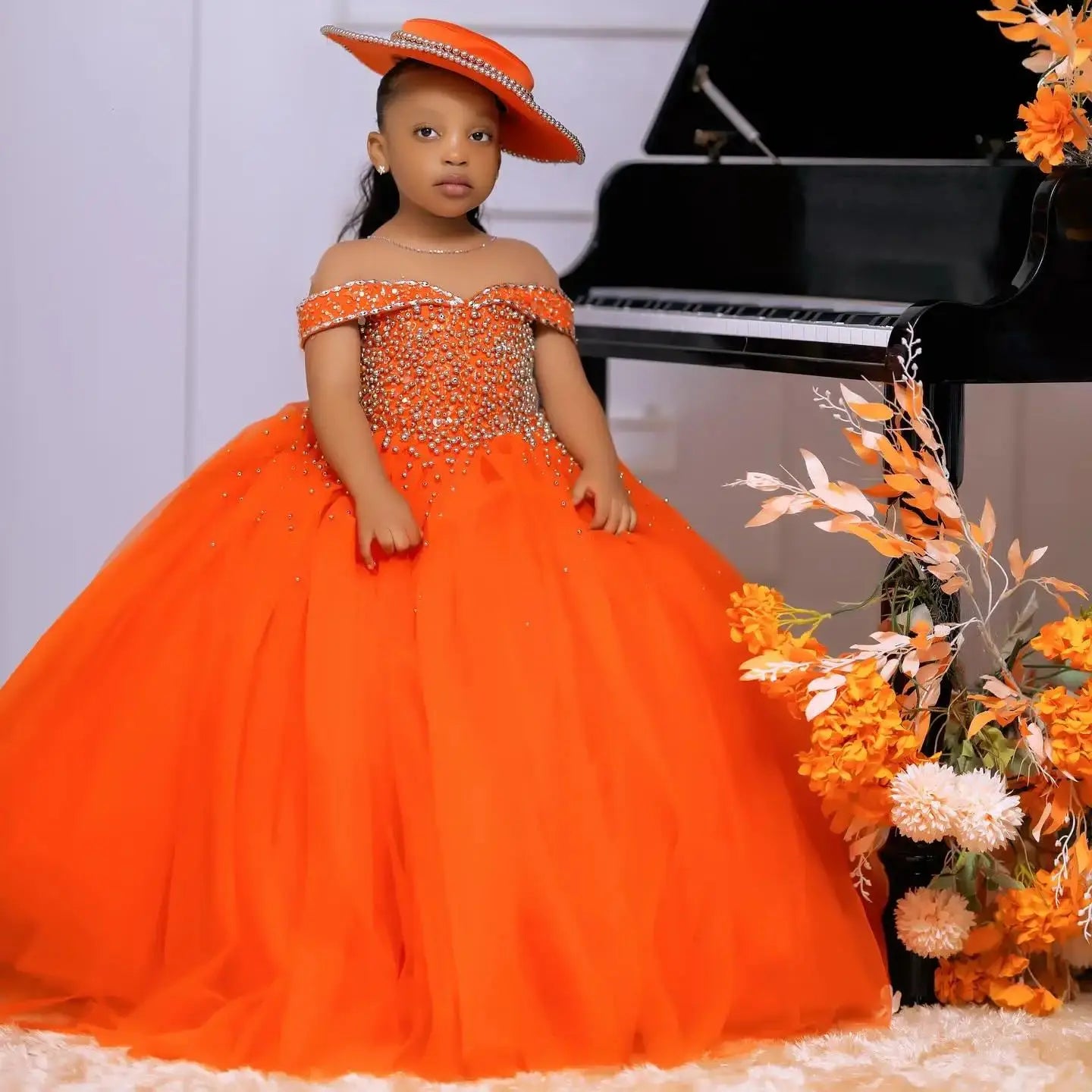 Crystal Tulle Pageant Ball Gown