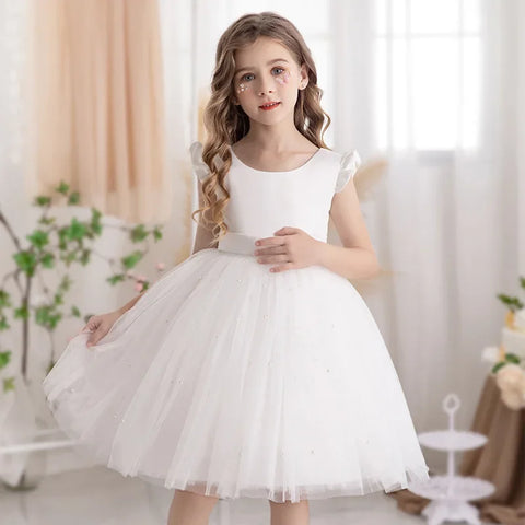Tulle Party Dress with Big Back Bow